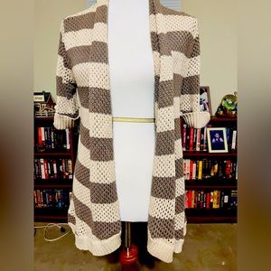 Xhilaration Striped Cardigan